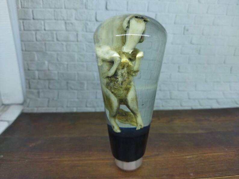 Underwater Horse Sculpture Gear Shift Shifter Knob Deer Antler Etsy