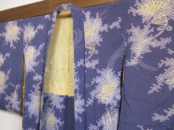Vintage haori / japanese silk kimono jacket / Naga
