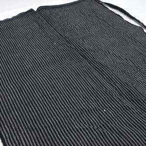 Vintage indigo maekake / Vintage japanese apron / work apron / Aizome / Shima / No.25012043