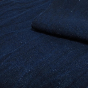 Vintage Japanese indigo fabric / Aizome / No.25080115