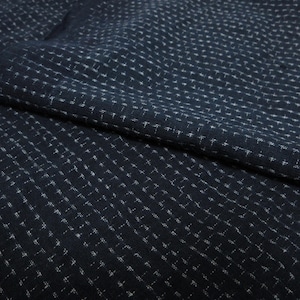 Vintage Japanese indigo fabric / Aizome / Kasuri / Japanese ikat design / No.2508199