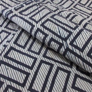Vintage Japanese fabric  / Aizome / Itajime-shibori / Katazome / No.21082728