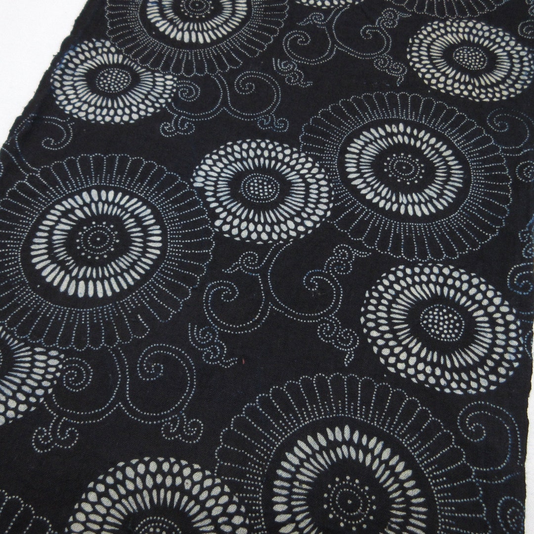 Vintage Japanese Indigo Fabric / KATAZOME / AIZOME / - Etsy Singapore