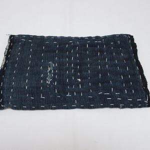 Vintage Japanese indigo sashiko fabric / Boro / ZO-KIN / No.2509019
