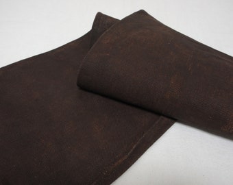 Vintage Japanese fabric / Sakabukuro / Kakishibuzome / Boro / No.2404265