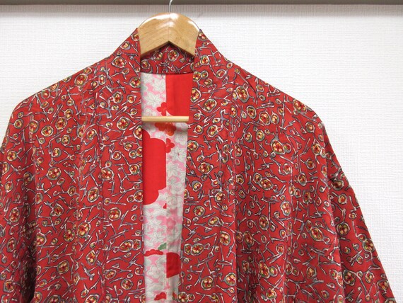 Vintage haori / japanese silk kimono jacket / Naga