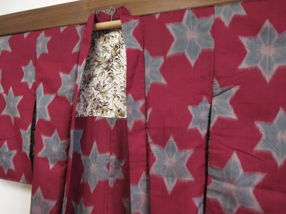 Vintage haori / japanese silk kimono jacket / Naga