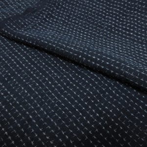 Vintage Japanese indigo fabric / Aizome / Kasuri / Japanese ikat design / No.2508197