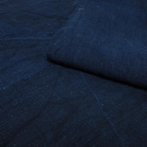 Vintage Japanese indigo fabric / Aizome / No.25080114