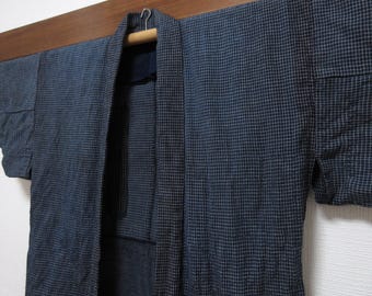 Vintage japanese indigo kimono / Aizome / Boro / Koushi / No.2504104