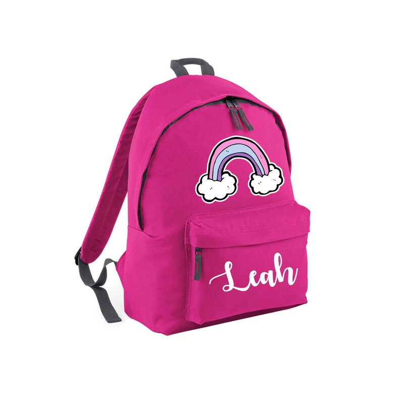 rainbow school bag