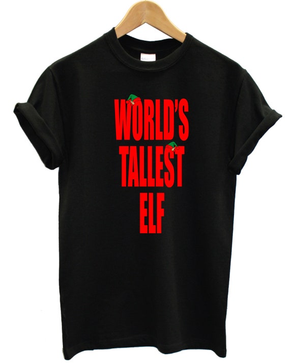 FUNNY T Shirt il tuo nome Personalizzato Compleanno Personalizzato Elfo Scherzo T-shirt