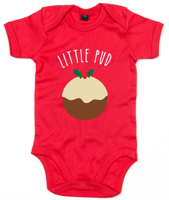 christmas pudding sleepsuit