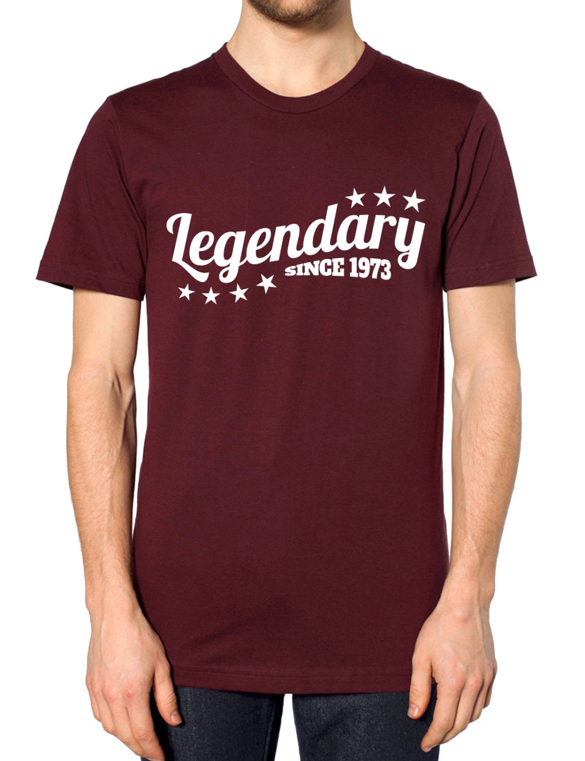 Legendary Since 1973 T Shirt Funny Birthday Present Gift 70s | Etsy