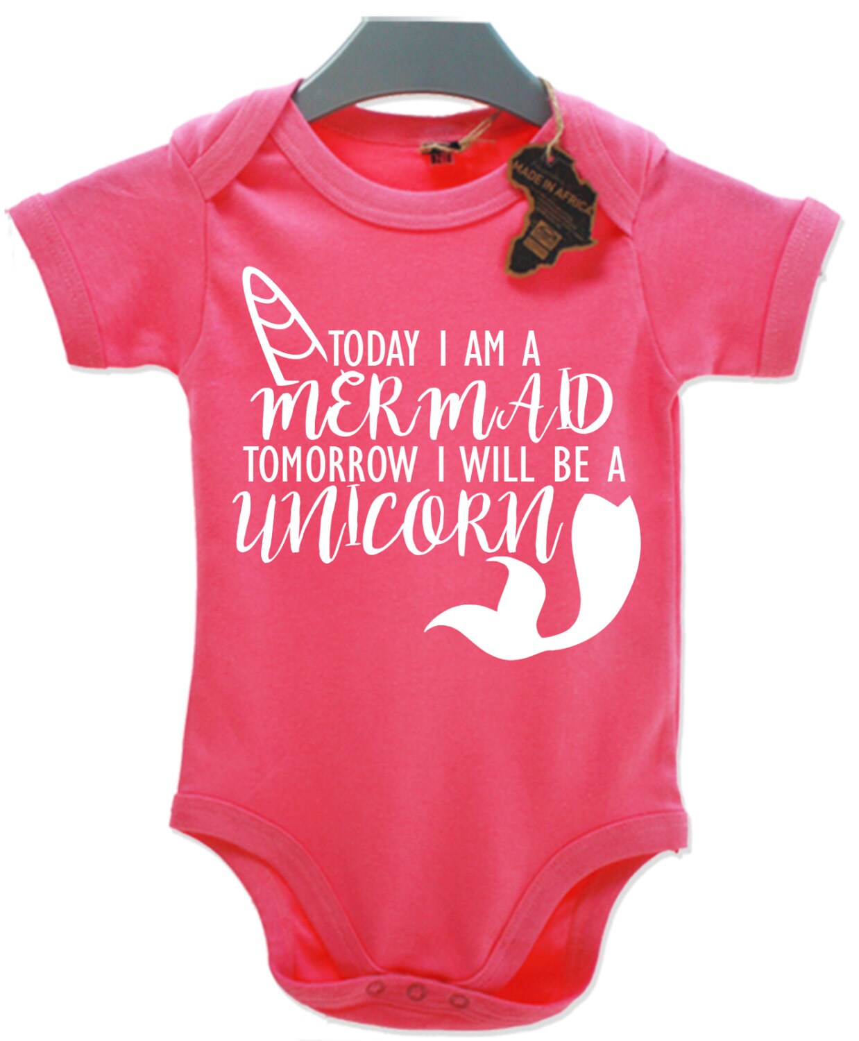 mermaid baby grow