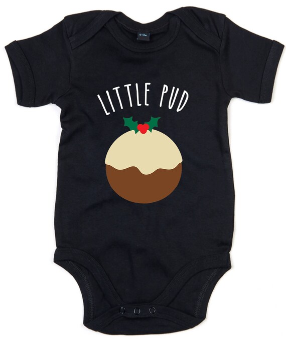 christmas pudding sleepsuit