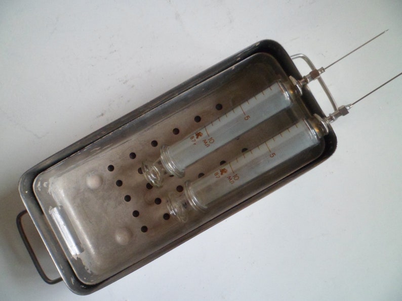Medical Kit to Sterilize Syringes. Soviet Vintage 1970s. Etsy