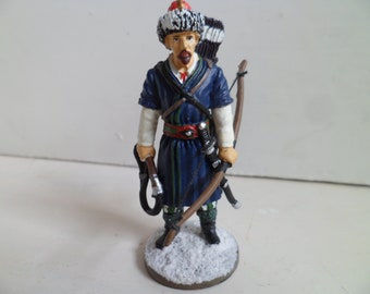 Collection tin soldier 1812-14 54 mm figure Bashkir officer 