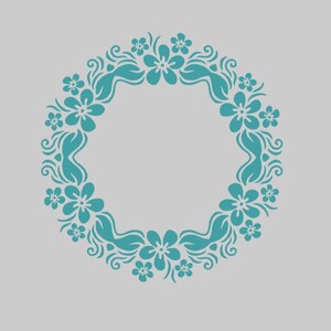 Floral Frames Bundle SVG cut files. 8 designs. Single color. Contains svg, png, dxf, files. Digital download. Cricut. Silhouette.