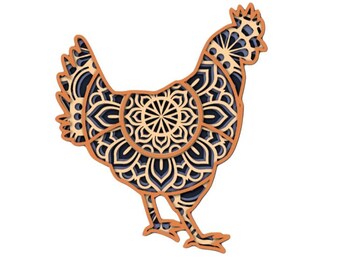 Free Free Layered Rooster Svg 157 SVG PNG EPS DXF File