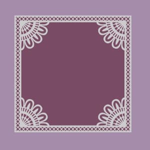 Cut out frame with optional back layer. SVG, DXF. 7 designs.  Mandala frame. Photo frame. Wall art frame.