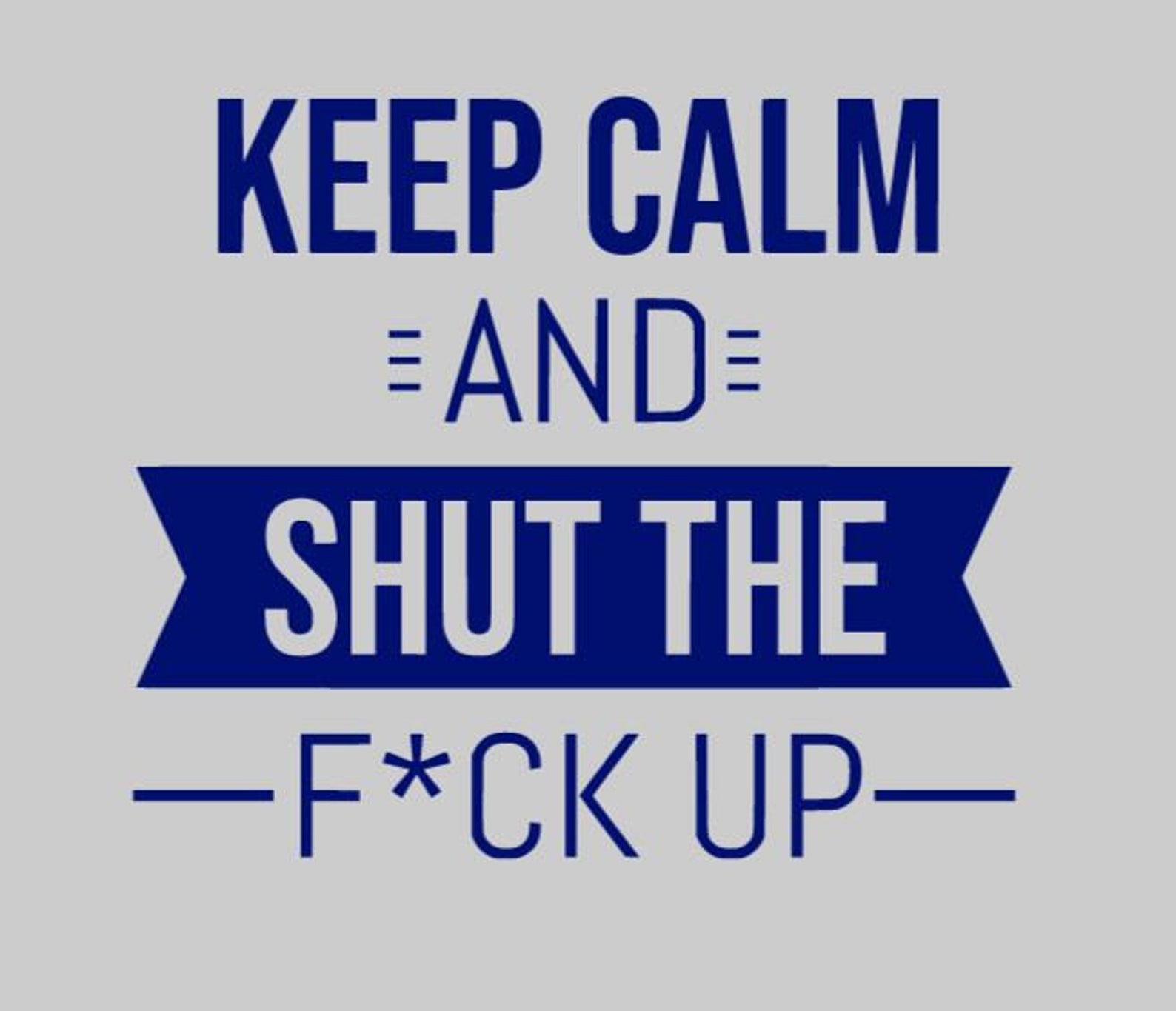 Keep calm and shut the f up svg dxf png files. 3 designs Etsy