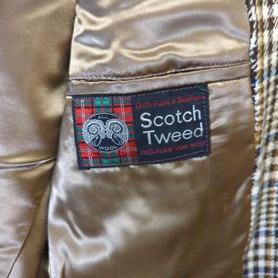 Hardy Amies Hepworths Scottish Tweed Vintage Blaz… - image 4