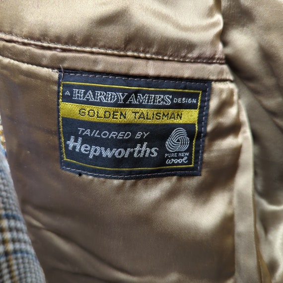 Hardy Amies Hepworths Scottish Tweed Vintage Blaz… - image 3