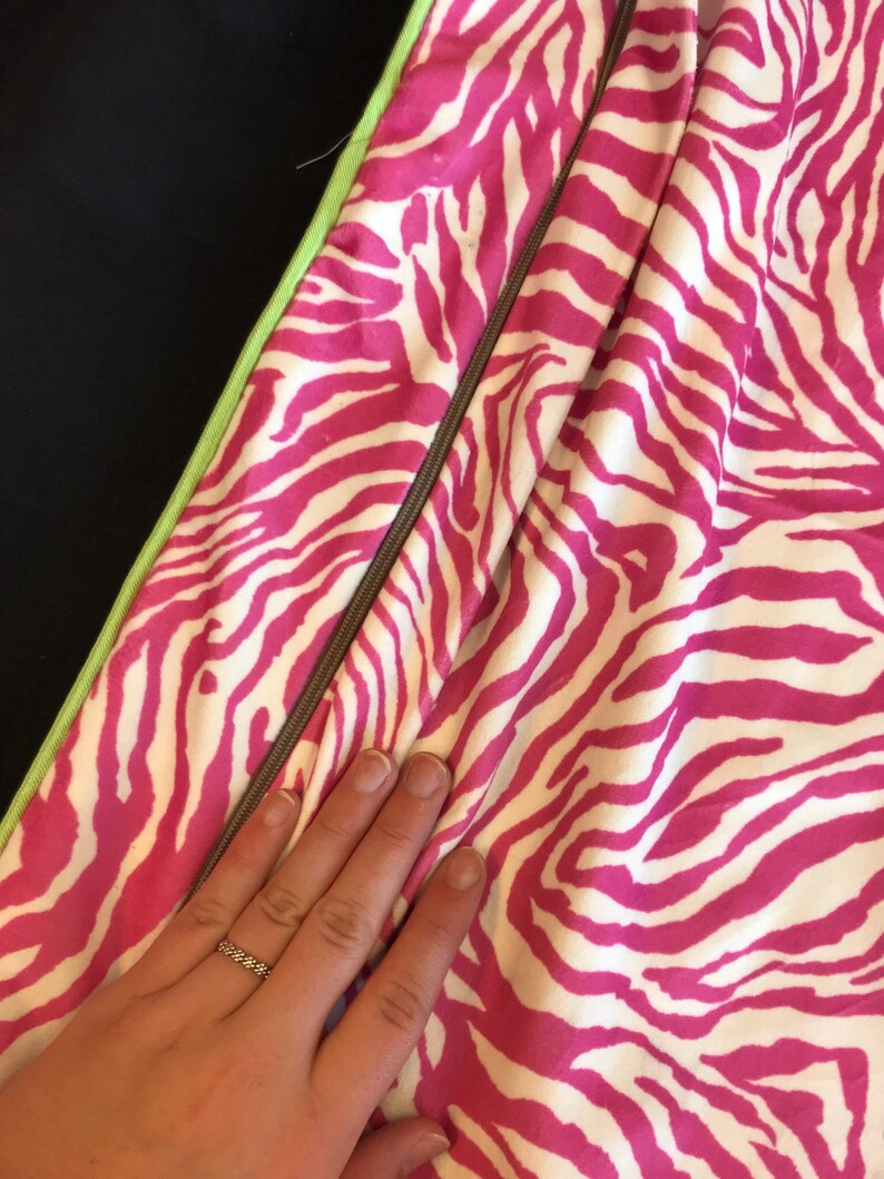 Pink Zebra Pillow Case Etsy