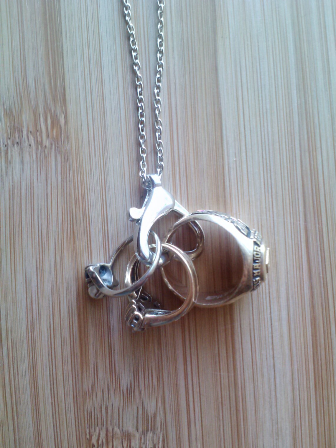 Ring Keeper Necklace Ring Holder Necklace Wedding Ring Band Etsy