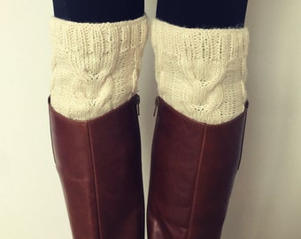 Boot Warmers - Knitted Boot Cuffs