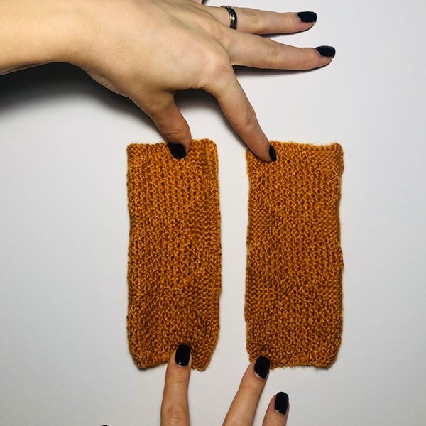 Baby/Toddler Hand Warmers - Wrist Warmers - Knitted Fingerless Gloves
