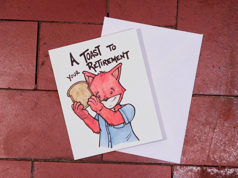 Toast to Retirement Funny Retirement Silly Retirement Retirement Gift