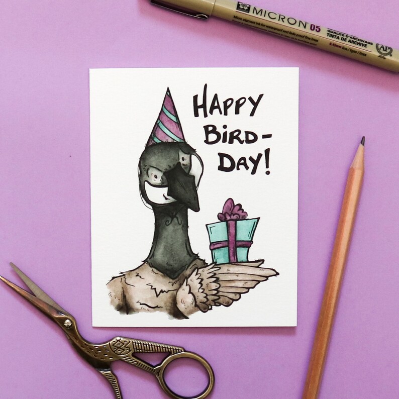 Funny Birthday Card Canada Goose Card Canadian Goose | Etsy Canada