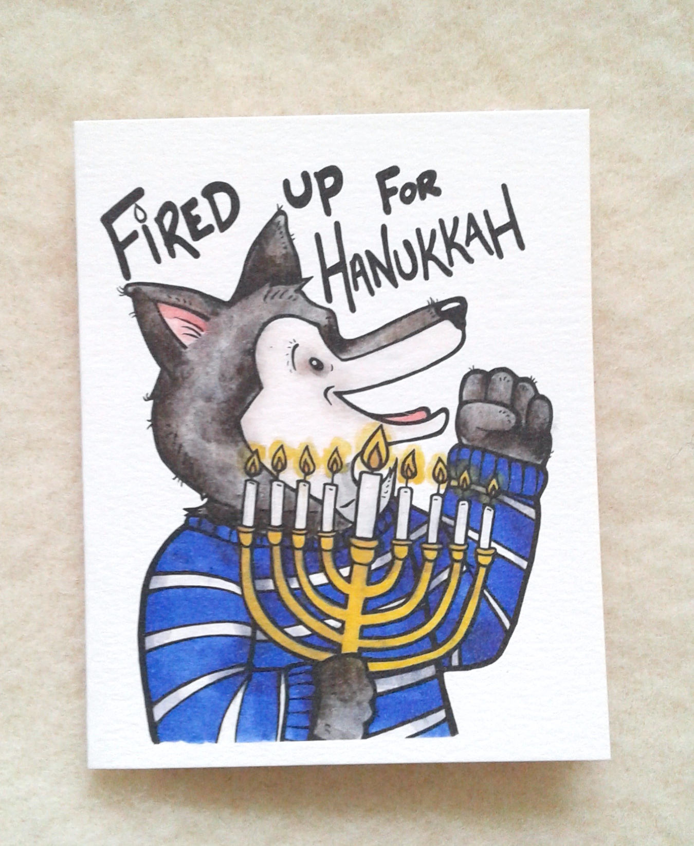 Hanukkah Card Funny Hanukkah Holiday Funny chanukah gift Etsy