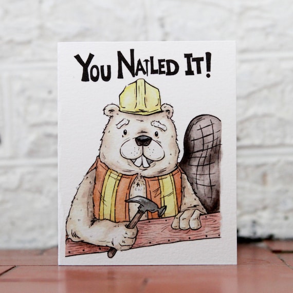 Funny Congrats Card Congratulations Pun Good  Job  Card 