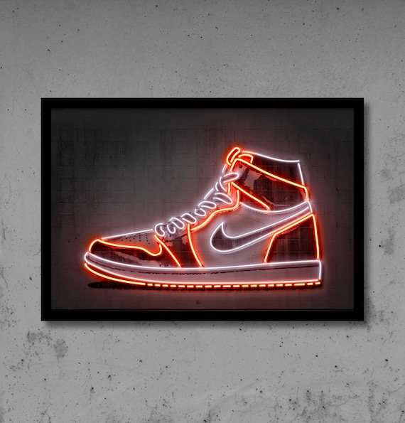 Jordan sneaker art print jordan poster sneaker poster jordan | Etsy