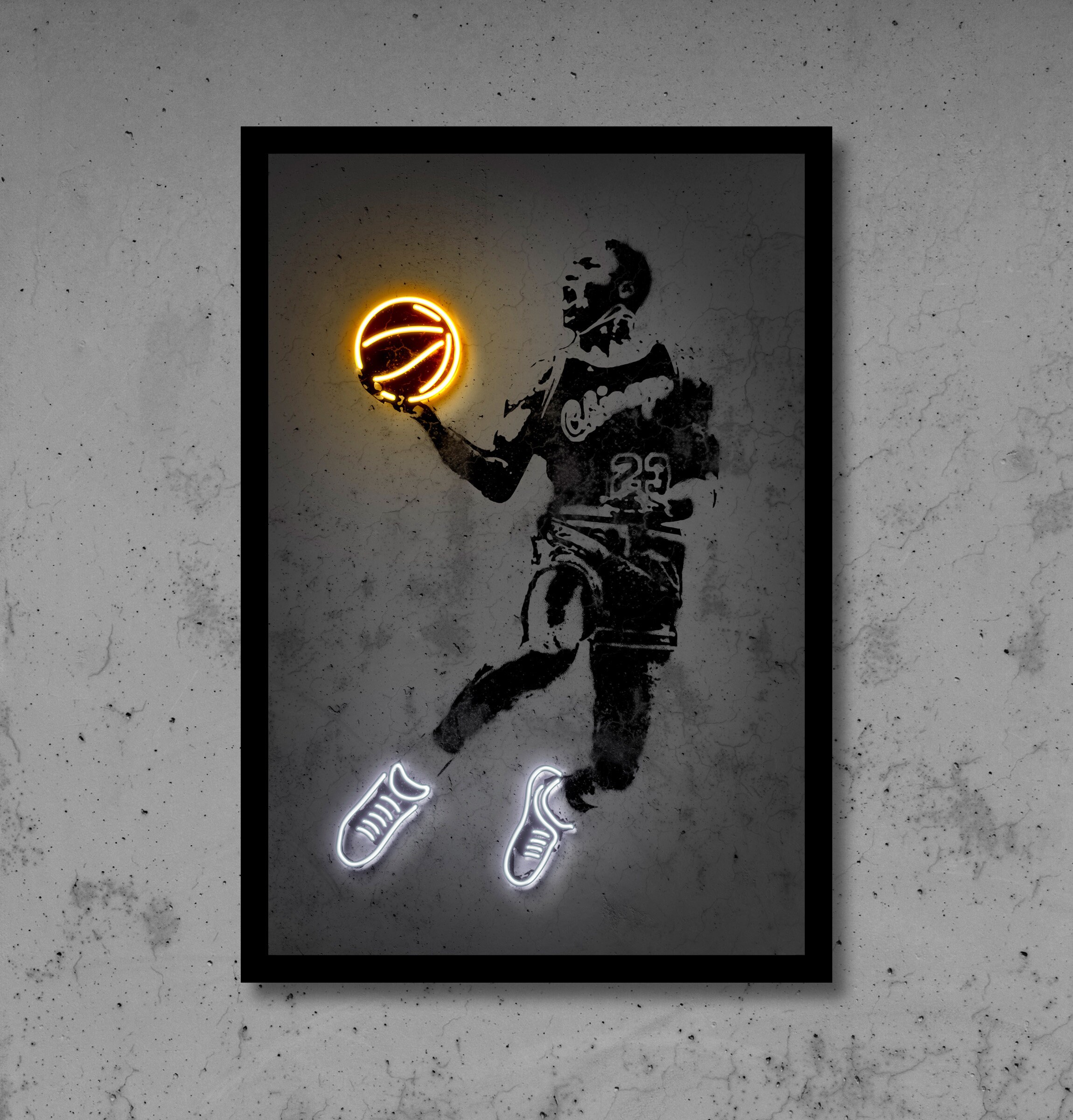 Jordan art print jordan poster jordan wall art basketball art room de…