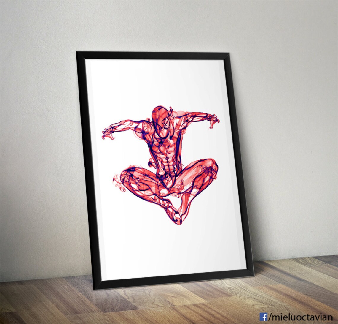 Spiderman Wall Art Spiderman Nursery Spiderman Wall Décor Etsy