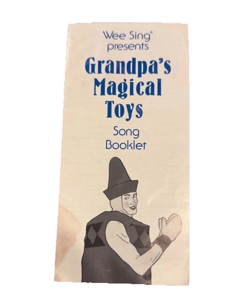 VHS Video Wee Sing Grandpa's Magical Toys A Lively Musical Adventure
