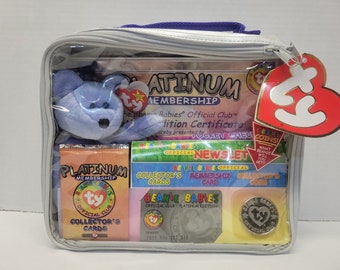 TY Beanie Baby Sealed 1999 Club Membership Kit BBOC Platinum