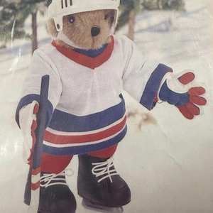 Goal Getter Greg Treasured Toggery Hockey Player Outfit 12” Bears or  Dolls  New