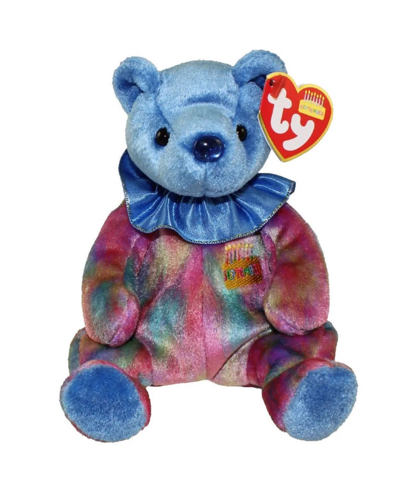 Ty Beanie Baby September the Birthday Bear (7.5 Inch) New