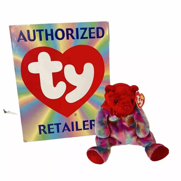 Ty Beanie Baby - JULY the Birthday Bear (7.5 Inch) New With Tag  2001