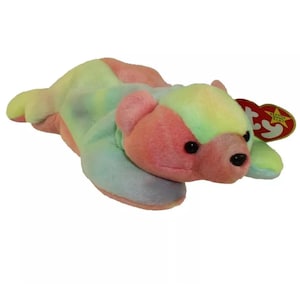 TY Beanie Baby - Sammy  The Dyed Bear MWMT&#39;s 1999