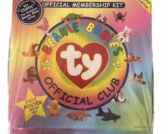 Ty Beanie Babies Official Club Membership Kit First Edition New