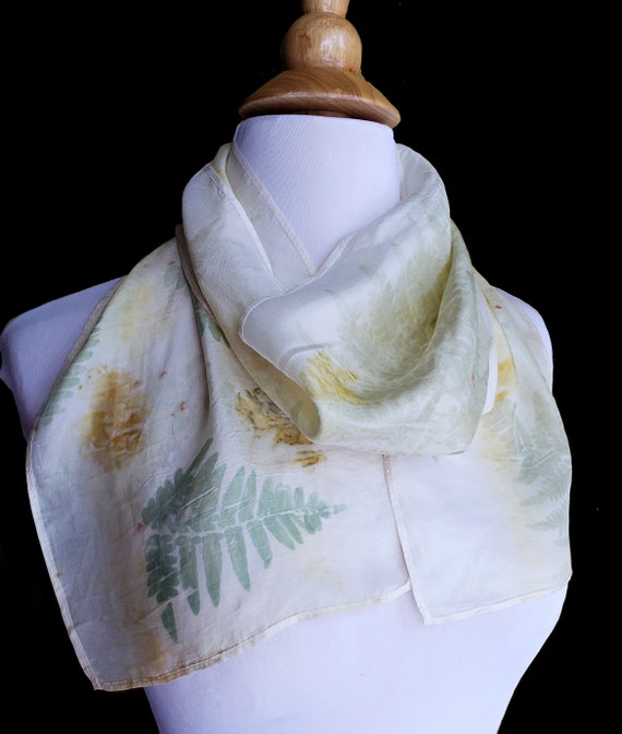 eco print scarf