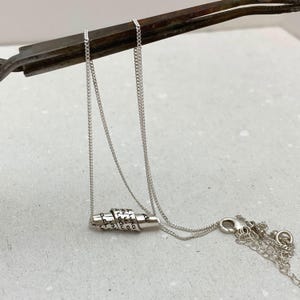 Hebrew Priestly Blessing Silver Necklace Jewish Bat Mitzvah Gift