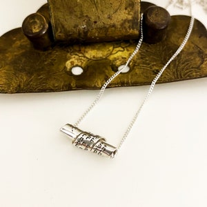 Hebrew Jewish Priestly Blessing Sterling Silver Necklace