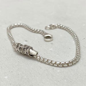 Men&#39;s Silver Hebrew Priestly Blessing Bracelet for Protection